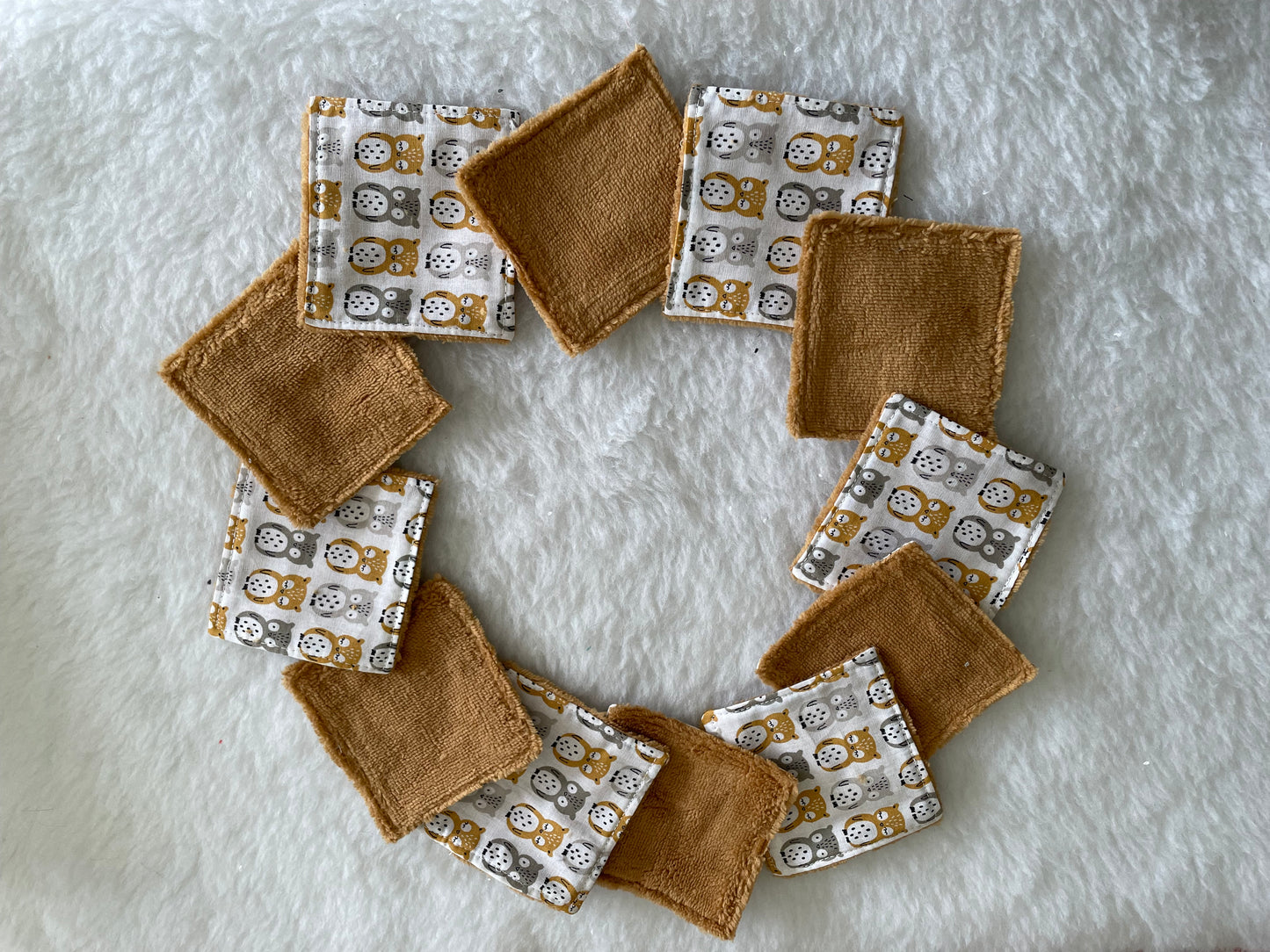 Lingettes caramel