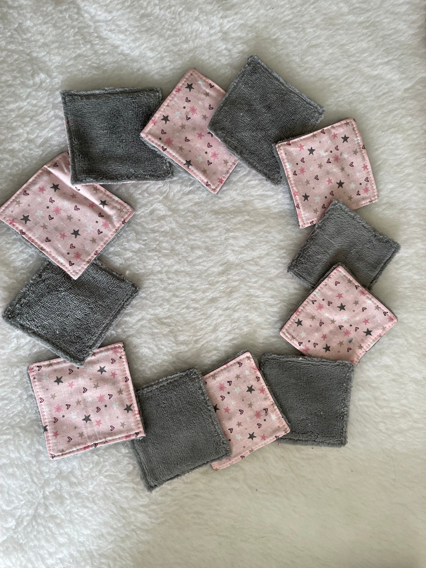 Lingettes gris clair