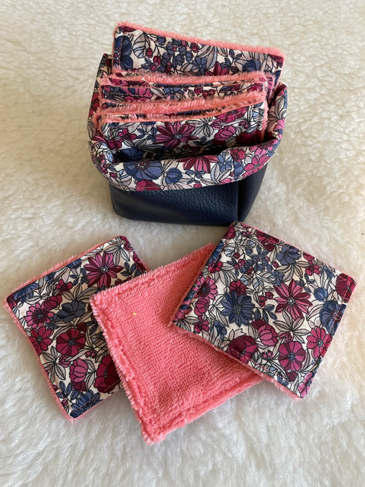 Panier et lingettes orchidée